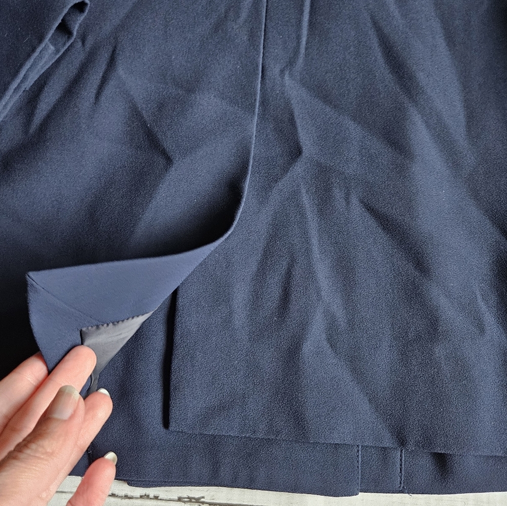 Navy J‎ Crew Double Breasted Blazer Size 12 - Picture 6 of 11